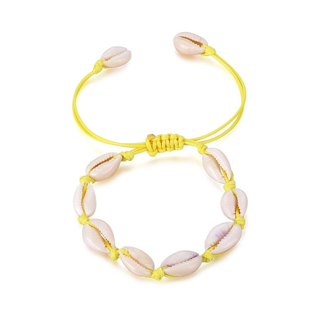 Bohemian Shell Rope Chain Bracelet