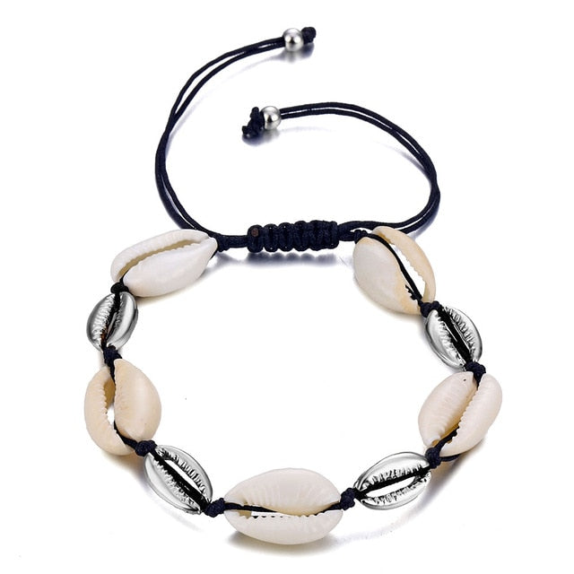 Bohemian Shell Rope Chain Bracelet
