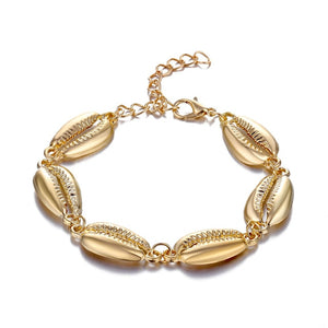 Bohemian Shell Rope Chain Bracelet