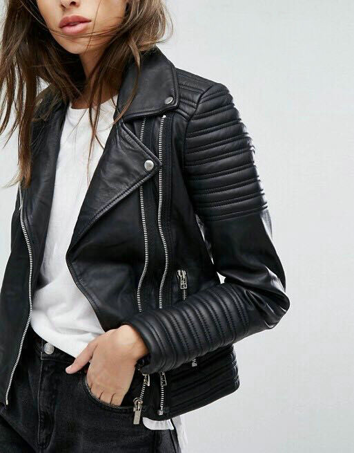 Faux Leather Moto Jacket