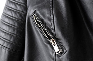 Faux Leather Moto Jacket