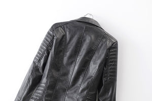 Faux Leather Moto Jacket
