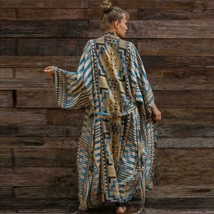 Boho-Chic Kimono Beach Robe