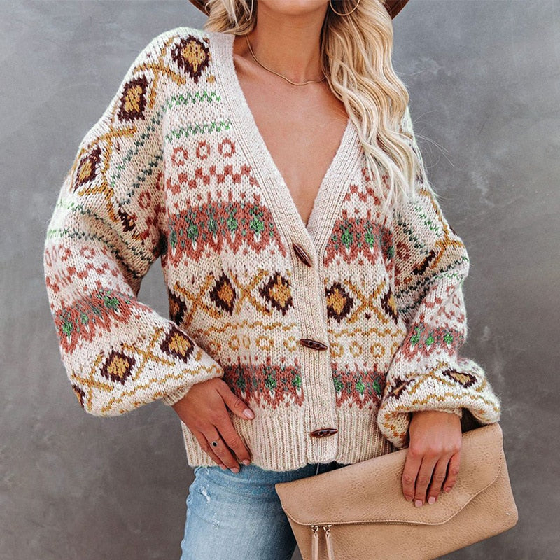 Boho Long Sleeve knitted Cardigan
