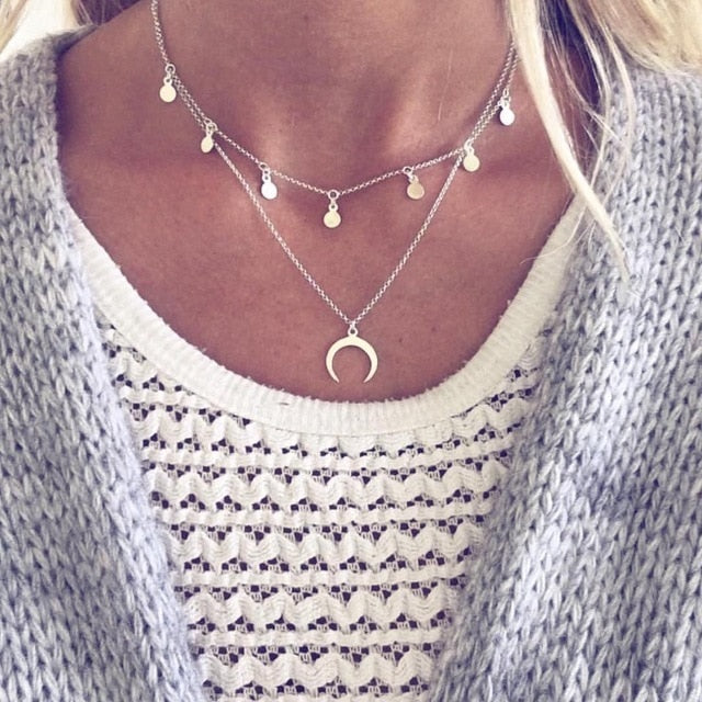 Gold Pendant Necklace