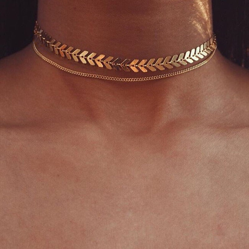 Arrow choker necklace 